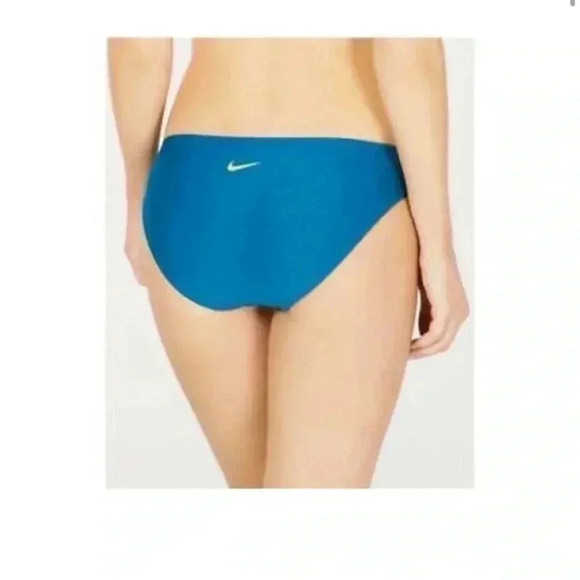 New with tags Nike teal Abyss Hipster Bikini Swimsuit Bottoms in size large - Picture 2 of 6